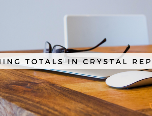 Running Totals in Crystal Reports