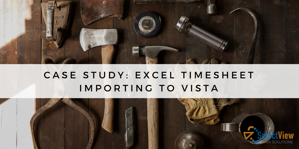 Excel Timesheet Importing to Vista Case Study
