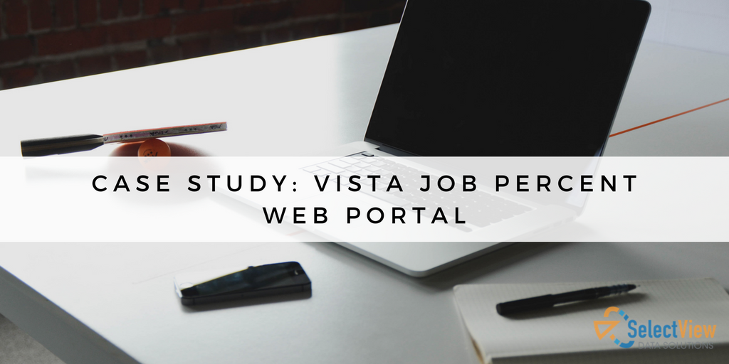 Vista Job Percent Web Portal Case Study