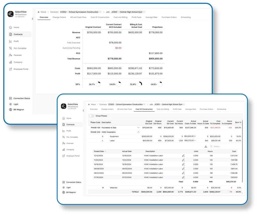 SelectView web portal Overview